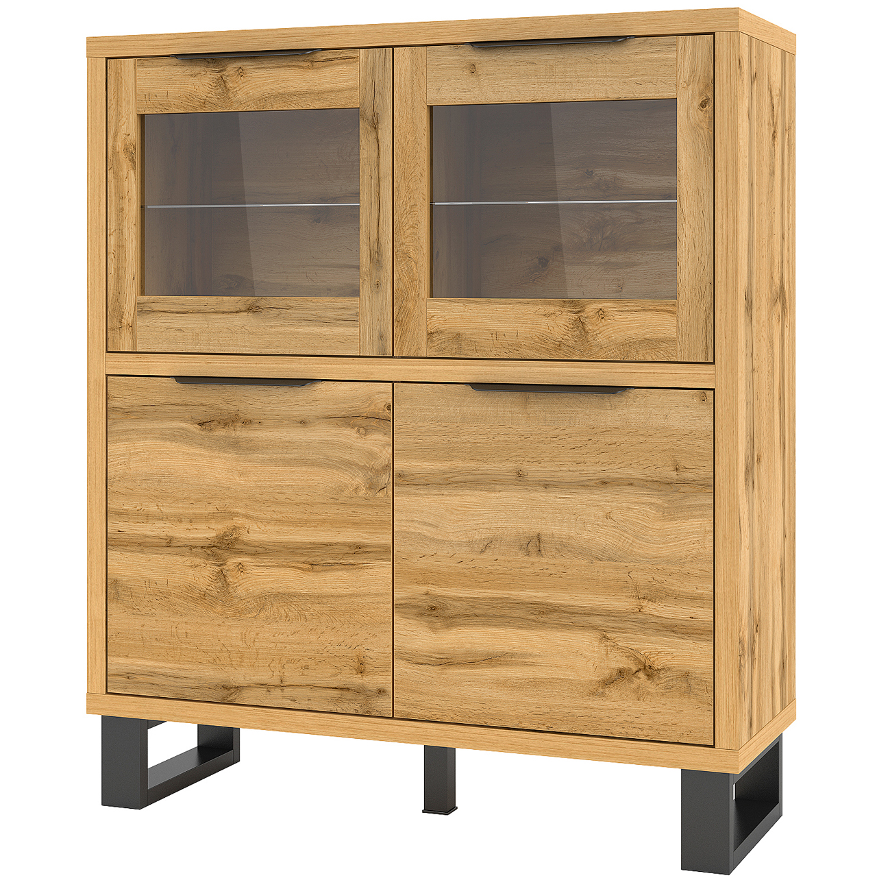 Storage cabinet HALLE HL42 wotan oak