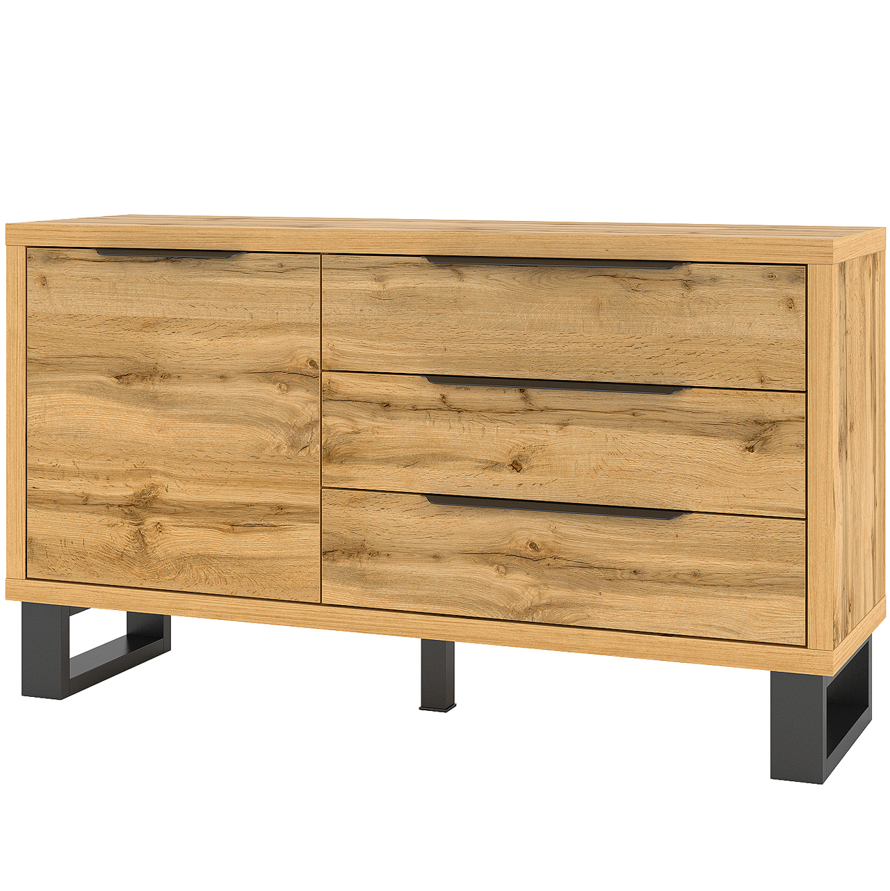 Storage cabinet HALLE HL47 wotan oak