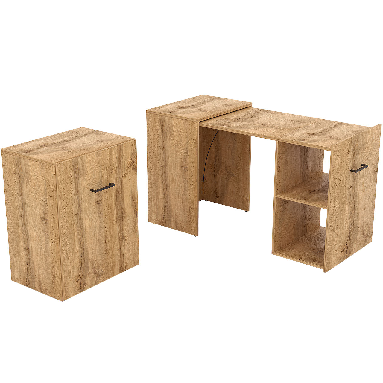 Pull-out desk SMART 03 wotan oak