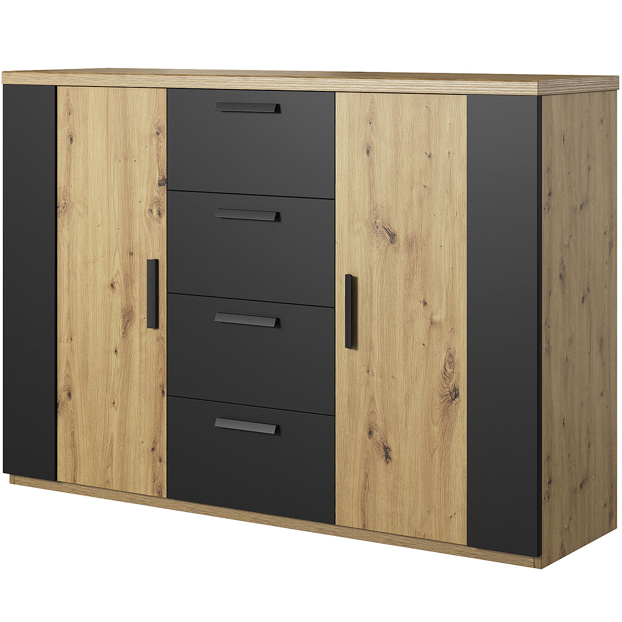 Storage cabinet SIGMA SG26 artisan oak / black