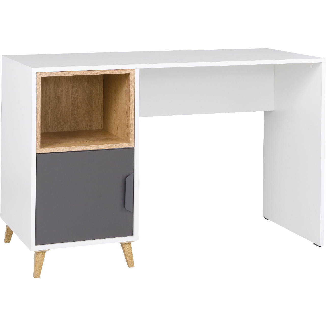 Desk JOKER JK14 white / graphite / grey