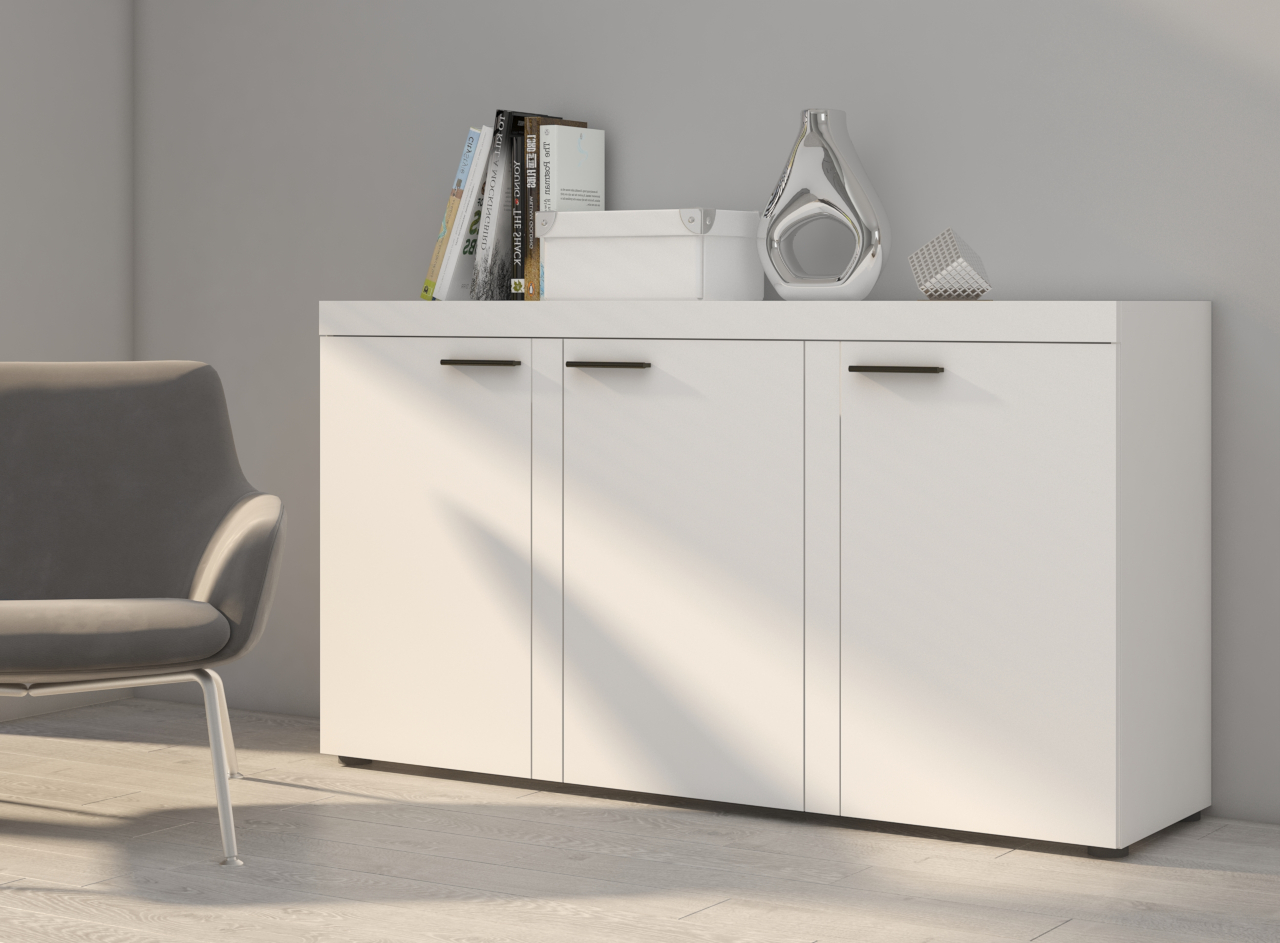 Storage cabinet RUMBA / RODOS 3D white