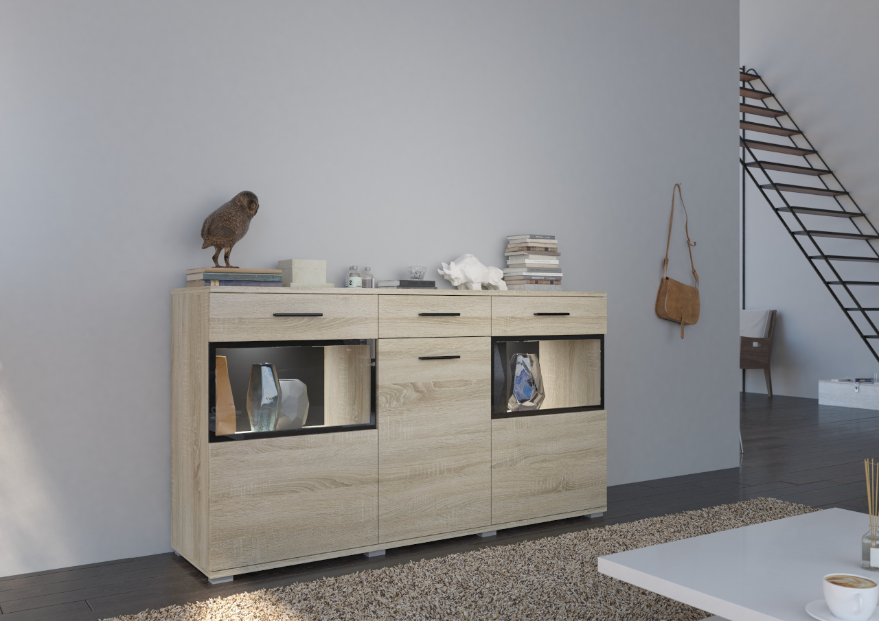 Storage cabinet BLUES / SENUL sonoma oak