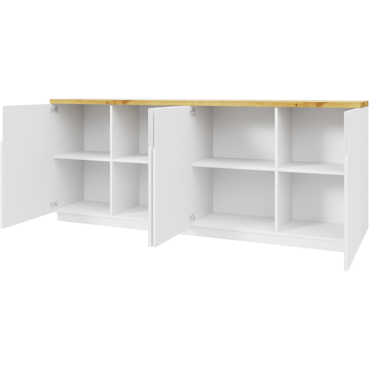 Storage cabinet ENO 200 white / artisan oak