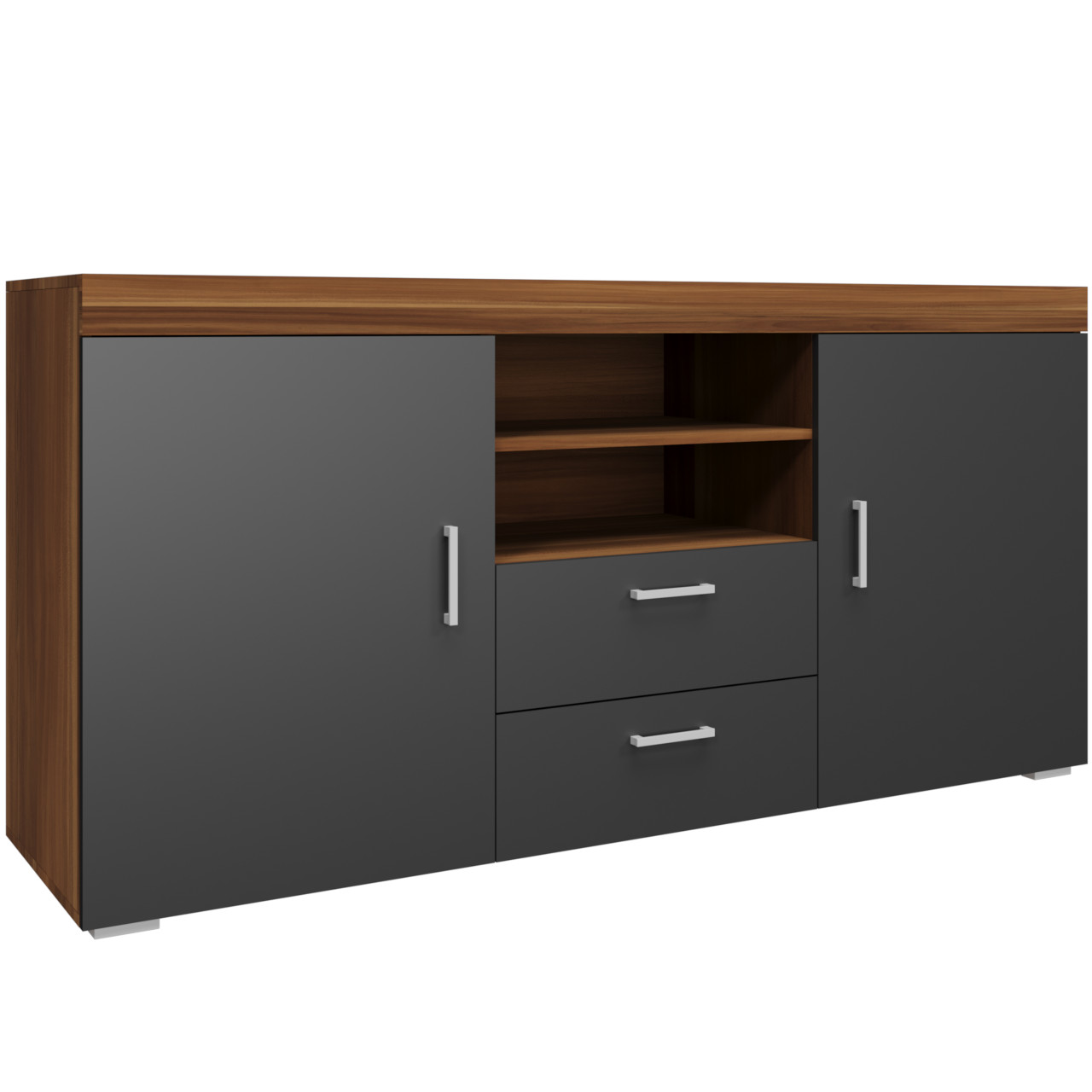 Storage cabinet SAMBA SM5 plum / graphite