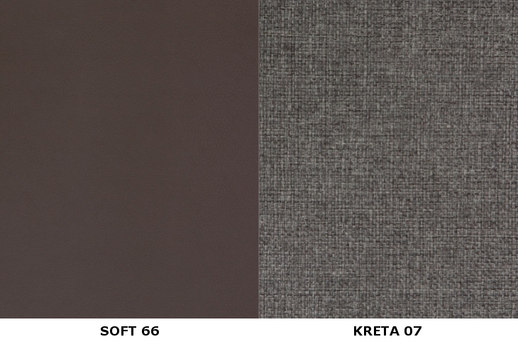 Sofa KWADRAT 2 soft 66 / kreta 07
