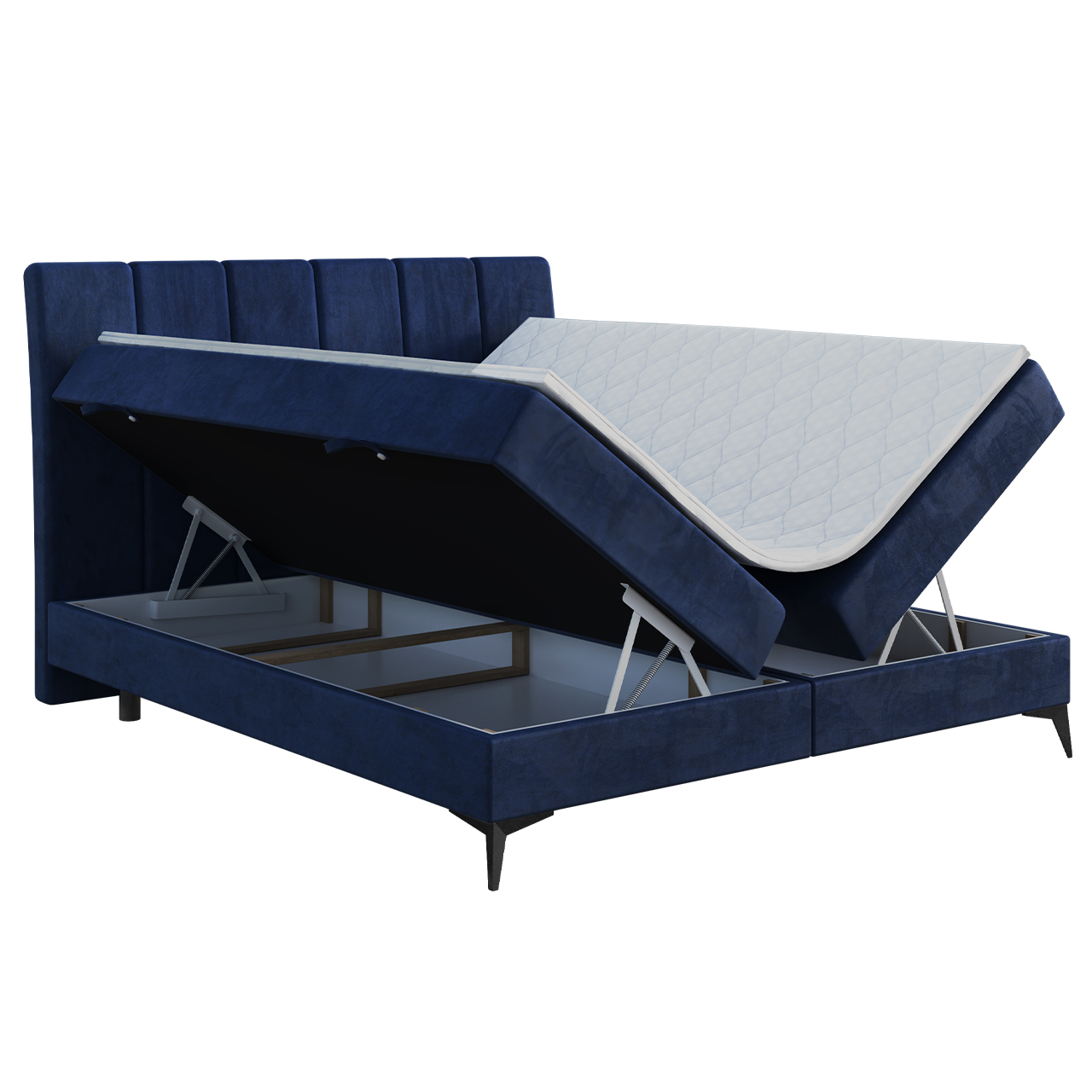 Upholstered bed ABERT 160x200 magic velvet 2250