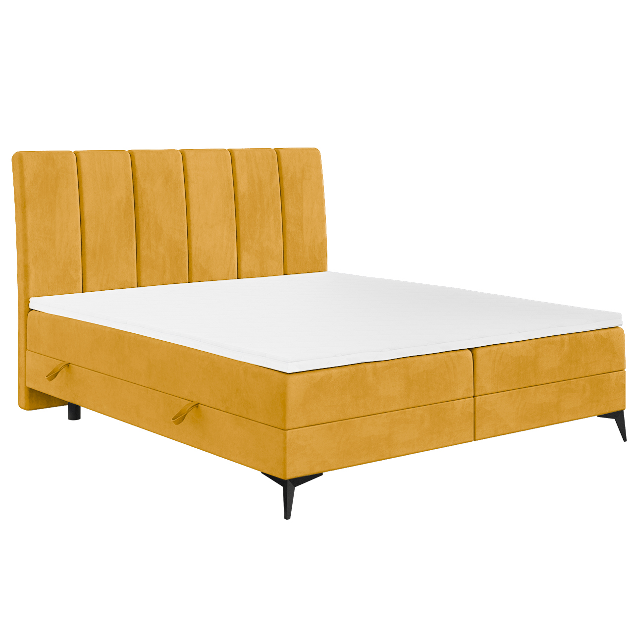 Upholstered bed ABERT 160x200 magic velvet 2215