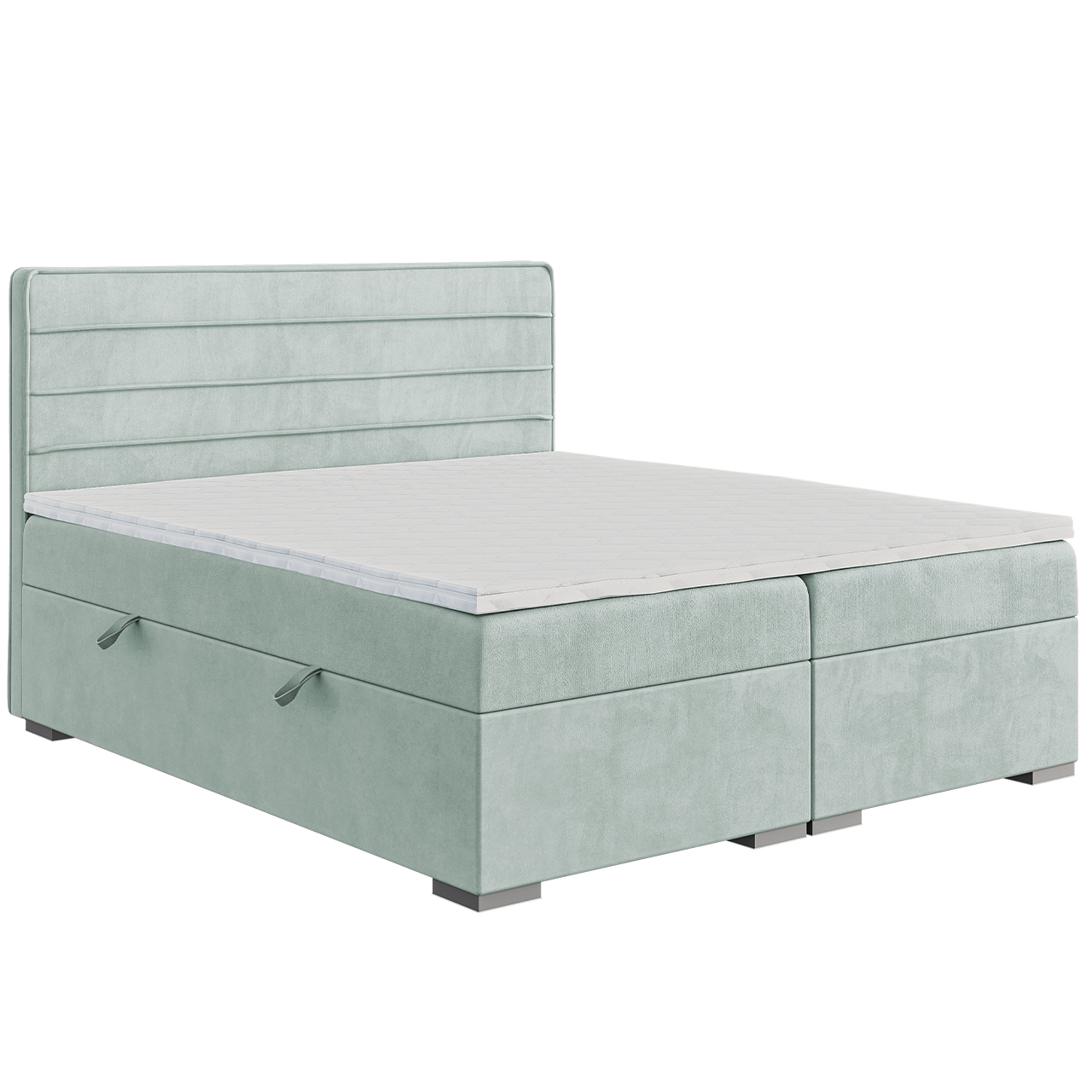Upholstered bed BEROTTI 160x200 magic velvet 2227