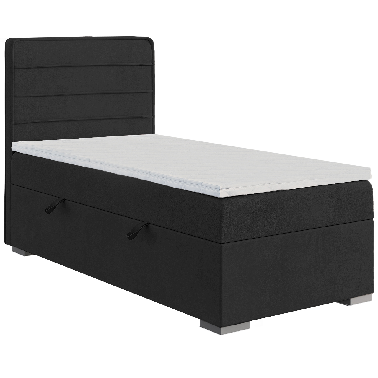 Upholstered bed BEROTTI 80x200 left riviera 100