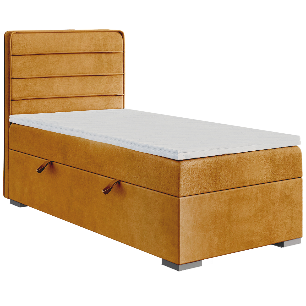 Upholstered bed BEROTTI 80x200 right riviera 41