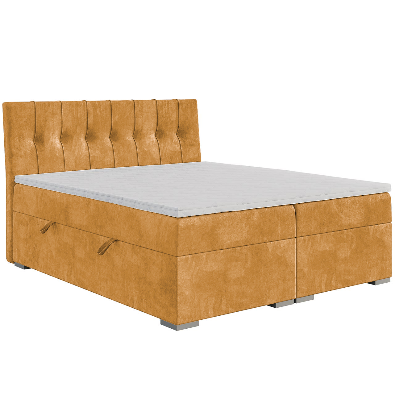 Upholstered bed DANO 140x200 magic velvet 2215