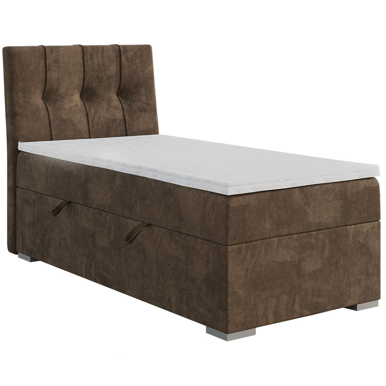 Upholstered bed DANO 80x200 right magic velvet 2205
