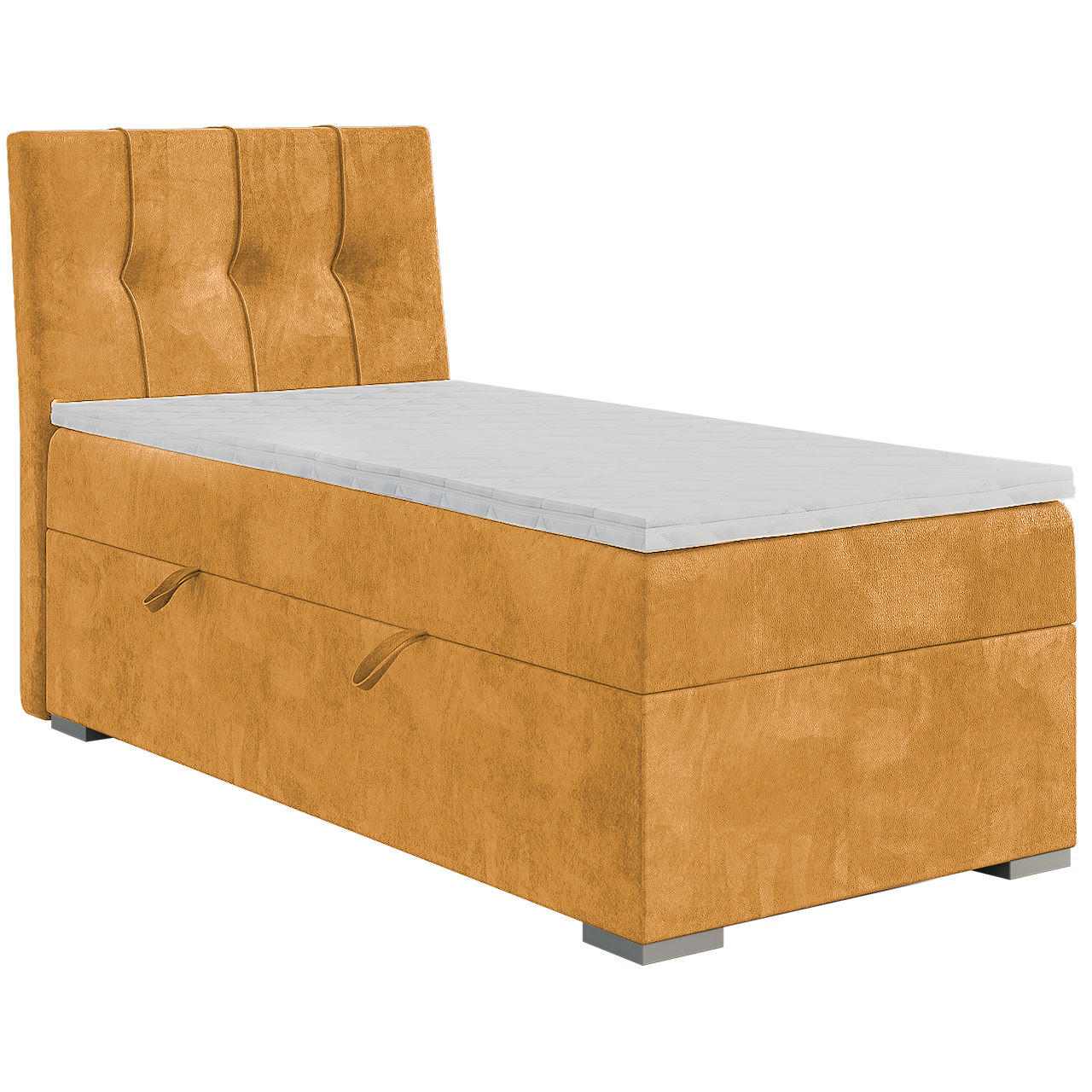 Upholstered bed DANO 80x200 right magic velvet 2215