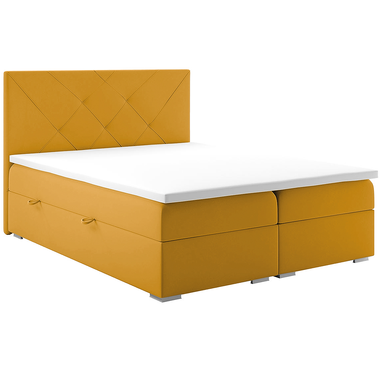 Upholstered bed DAVOS 140x200 magic velvet 2215