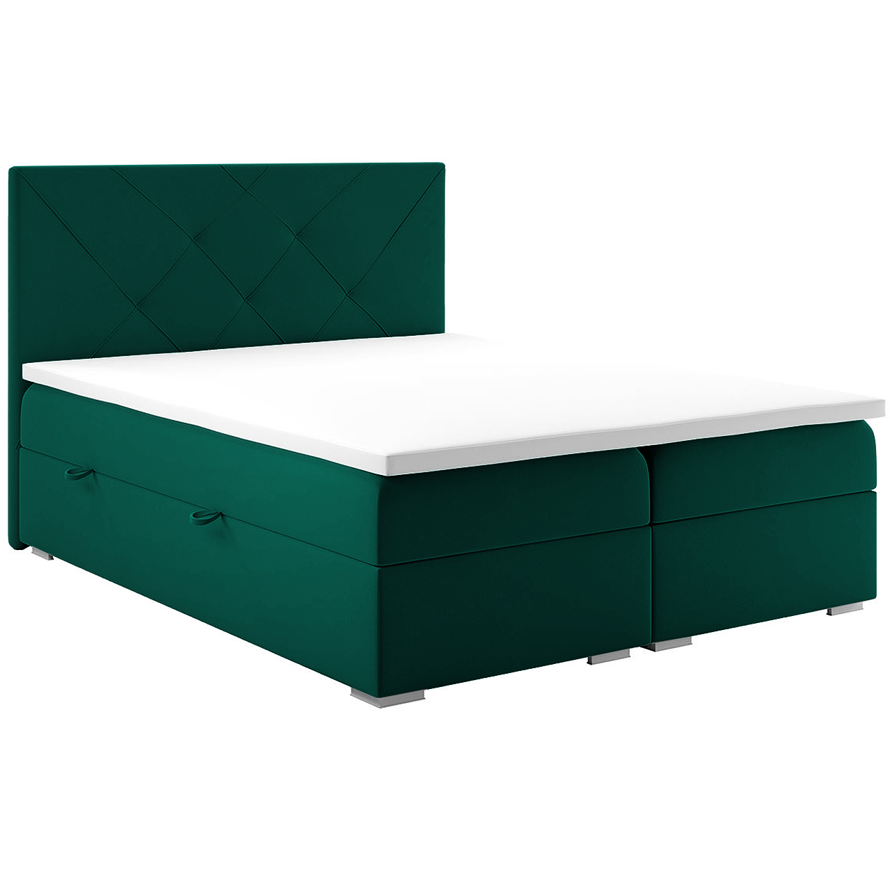 Upholstered bed DAVOS 140x200 magic velvet 2225