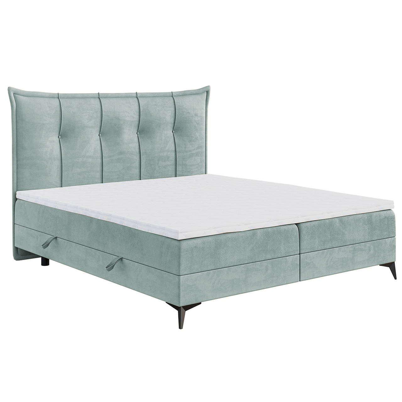 Upholstered bed FOX 140x200 magic velvet 2227