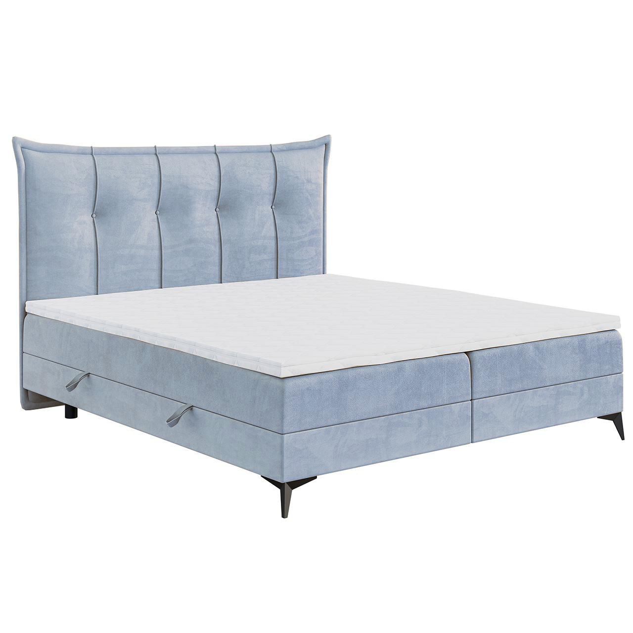 Upholstered bed FOX 140x200 magic velvet 2260