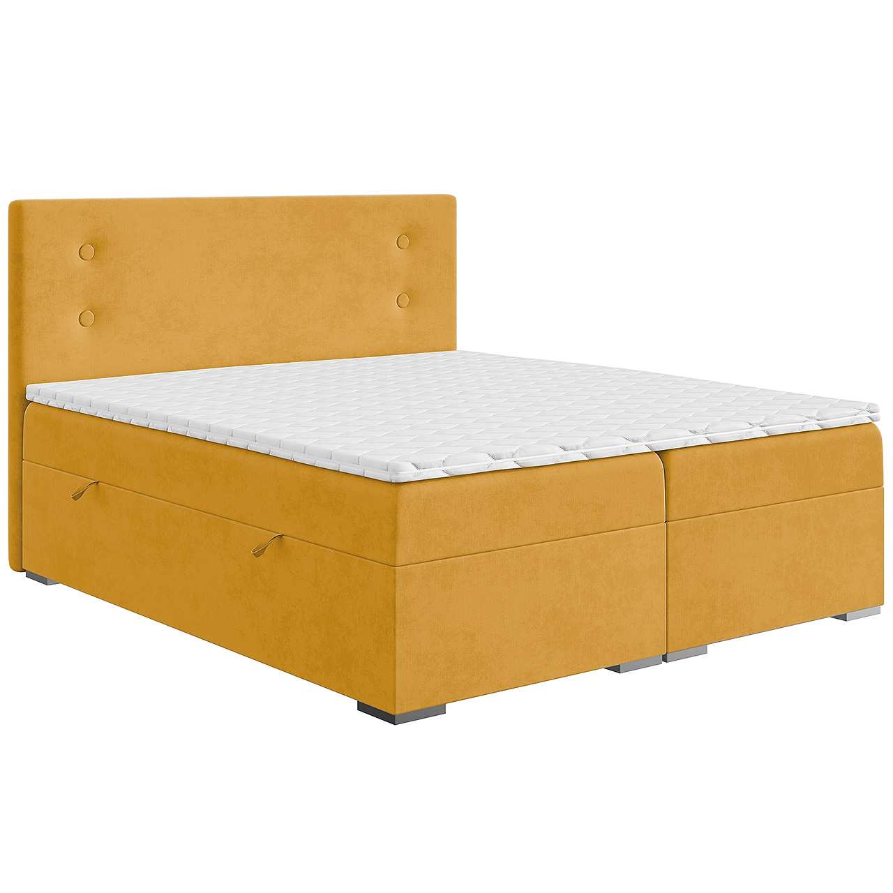 Upholstered bed GIRO 140x200 magic velvet 2215