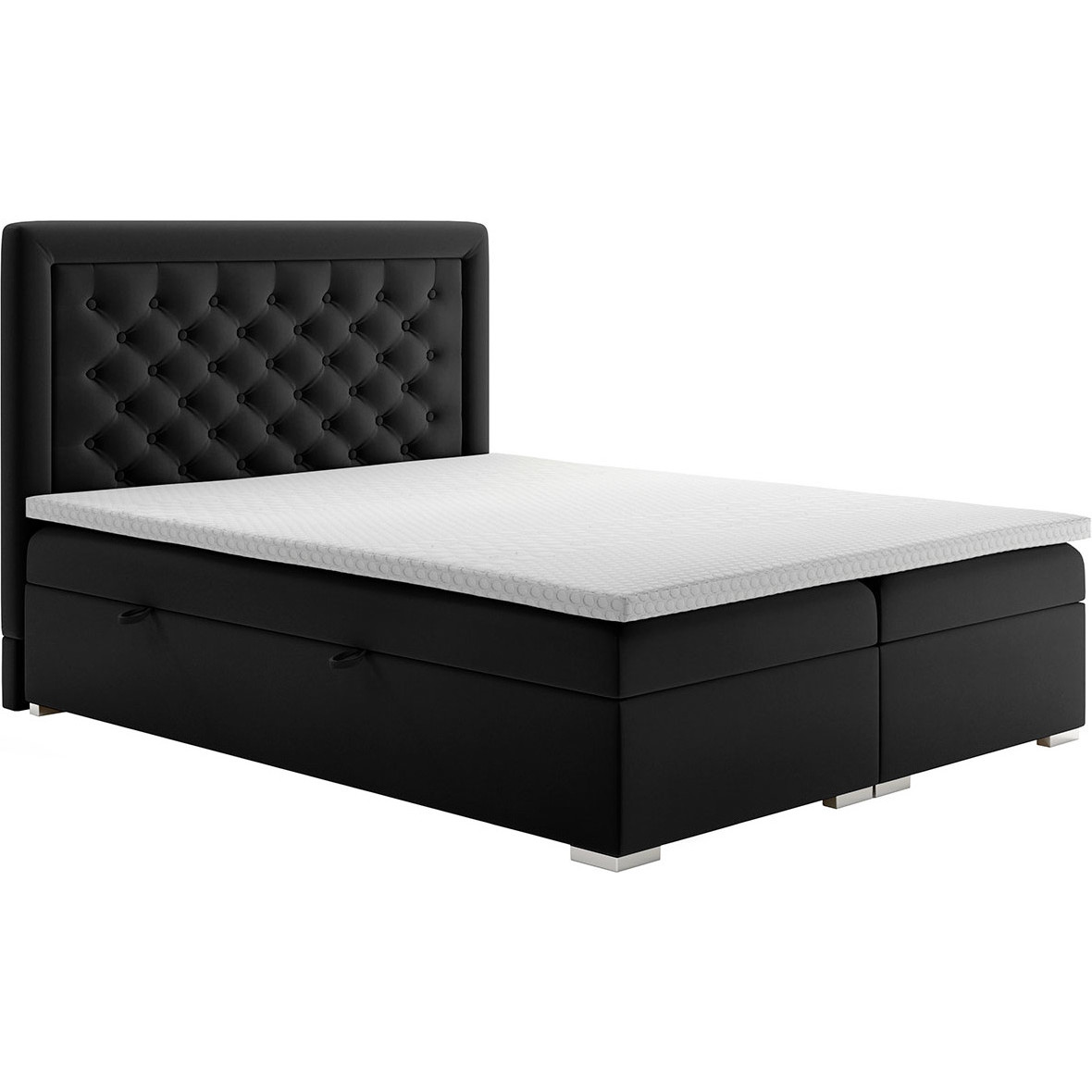 Upholstered bed CASSIDY 140x200 riviera 100