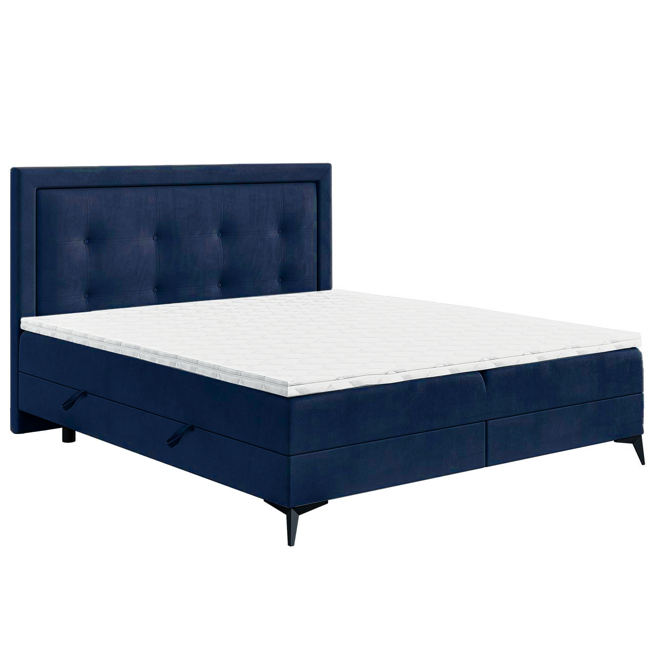 Upholstered bed HIGGA 140x200 magic velvet 2216