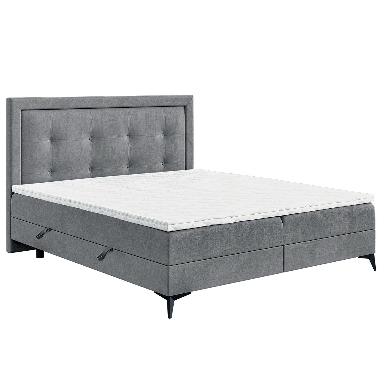 Upholstered bed HIGGA 160x200 monolith 92