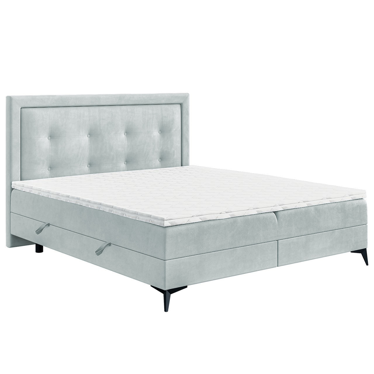 Upholstered bed HIGGA 180x200 magic velvet 2238