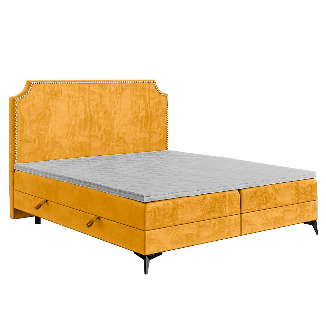 Upholstered bed LEO 140x200 magic velvet 2215