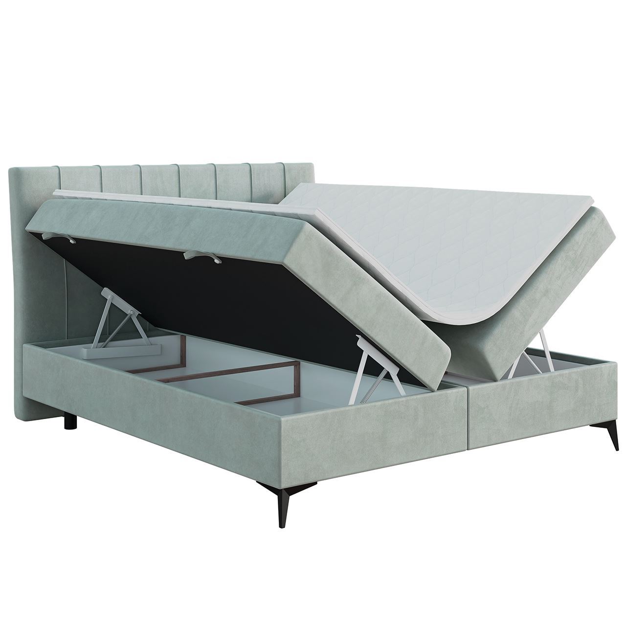 Upholstered bed LIME 160x200 magic velvet 2225