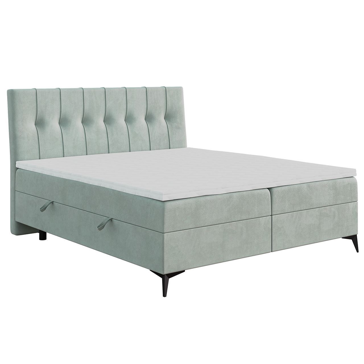 Upholstered bed LIME 140x200 magic velvet 2259