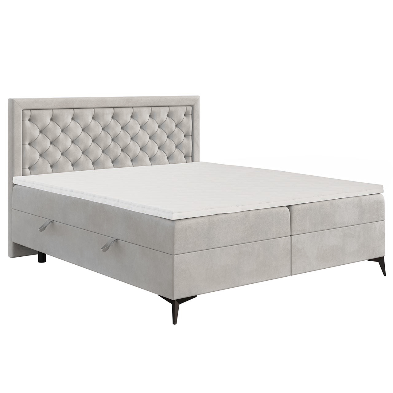 Upholstered bed LUIGGI 140x200 magic velvet 2250
