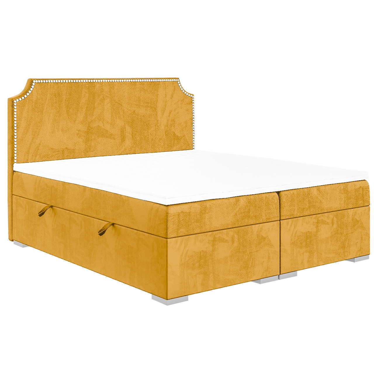 Upholstered bed LINA 160x200 magic velvet 2215