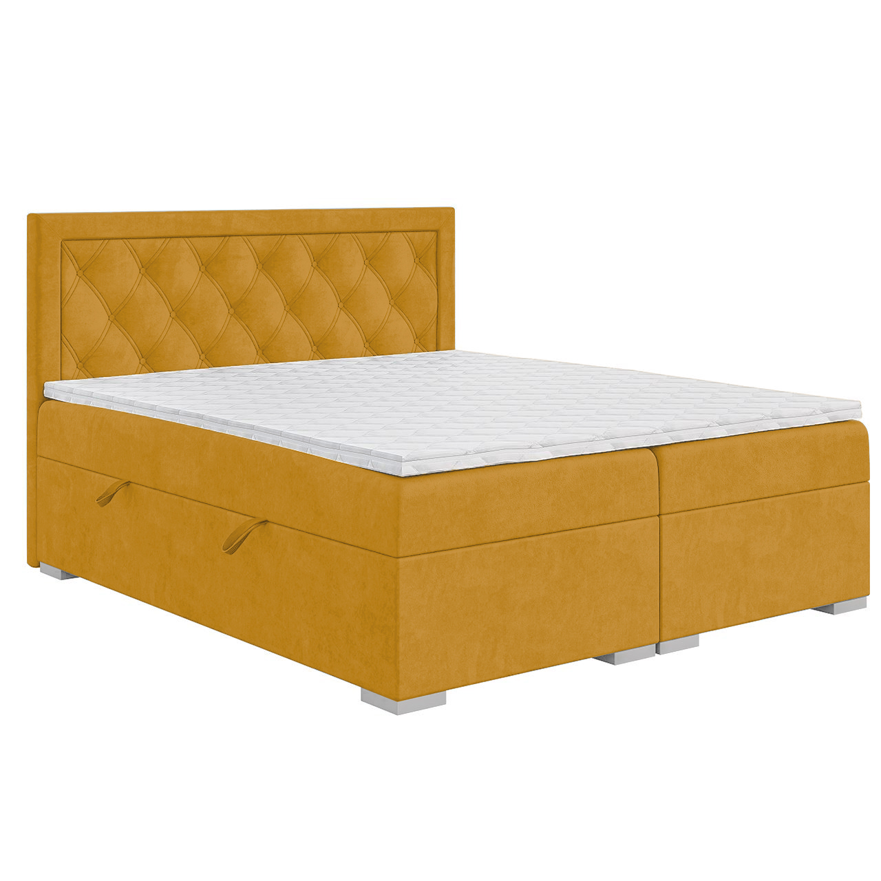 Upholstered bed MAXIMUS 140x200 magic velvet 2215