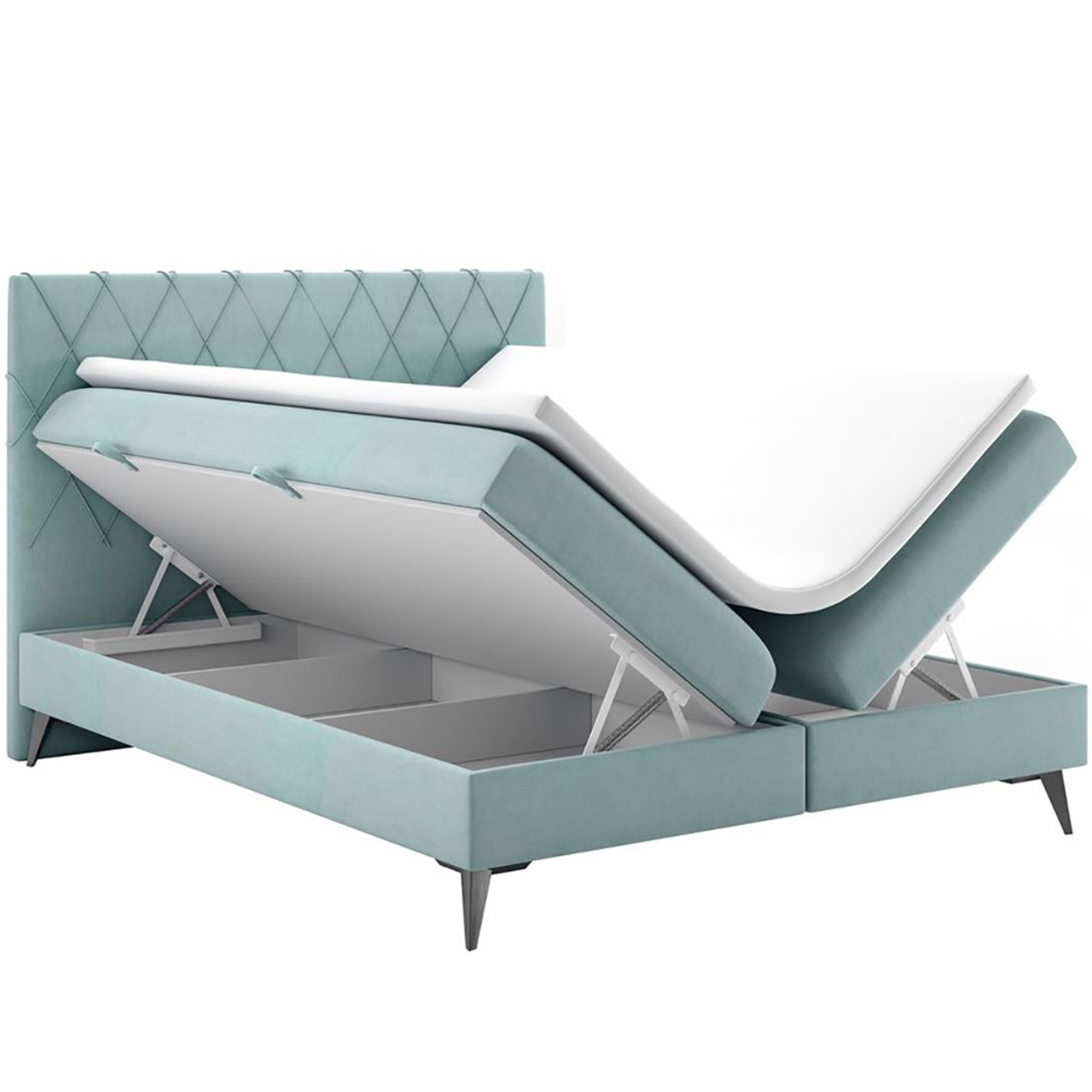 Upholstered bed MINA 180x200 magic velvet 2225