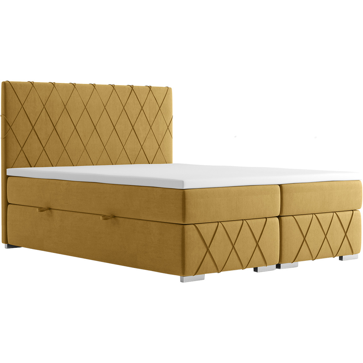 Upholstered bed NINA 160x200 magic velvet 2215
