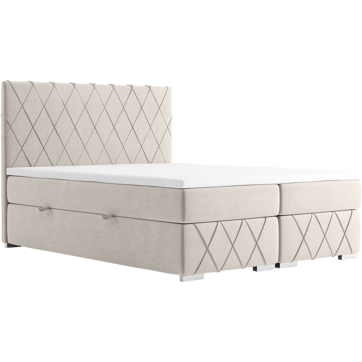 Upholstered bed NINA 140x200 magic velvet 2250