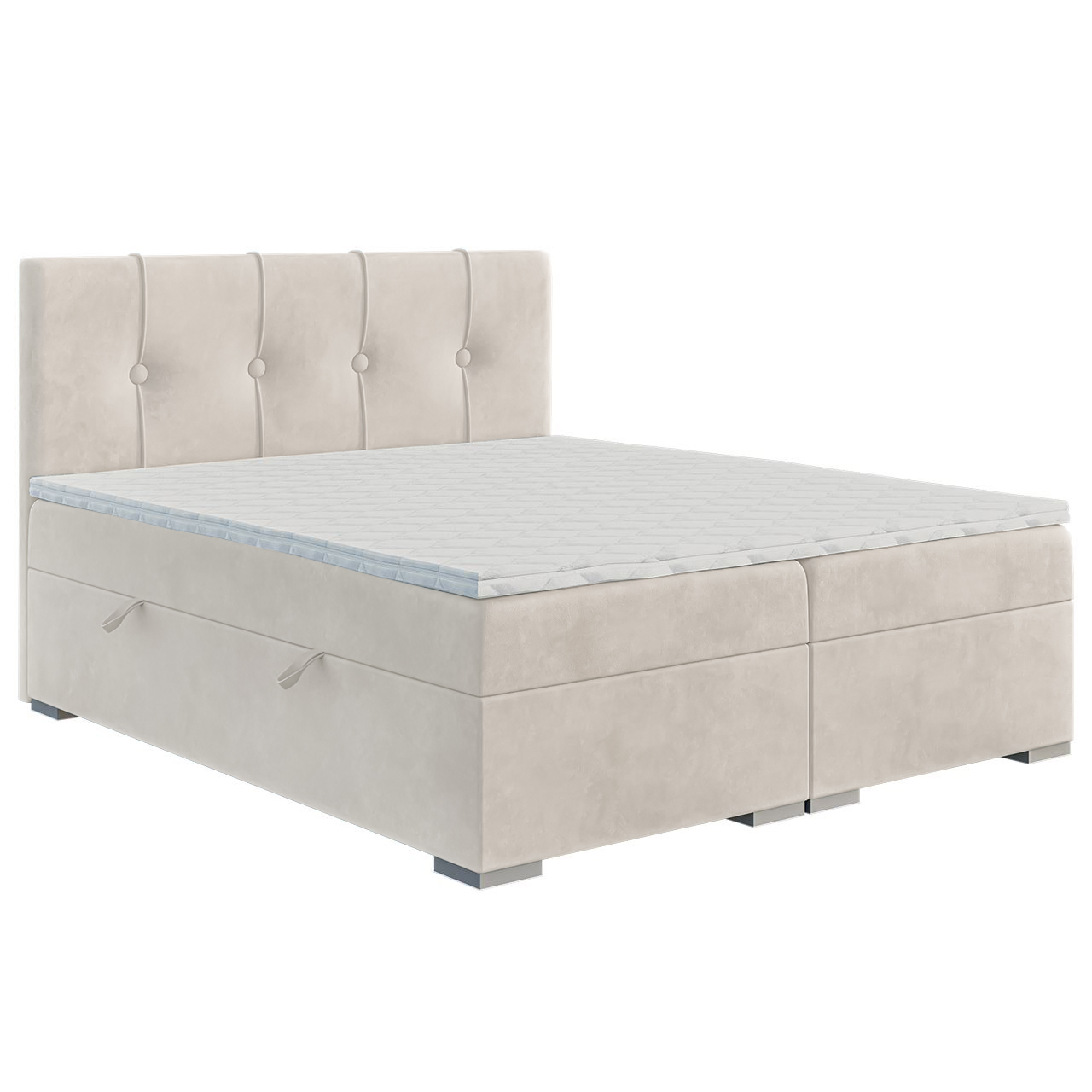 Upholstered bed RULEZ 140x200 magic velvet 2250