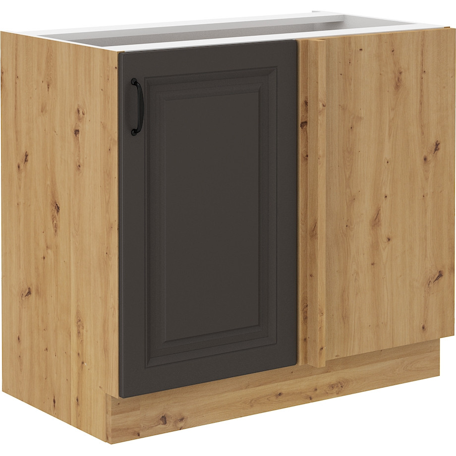 Base corner cabinet STILO ST05 artisan oak / graphite