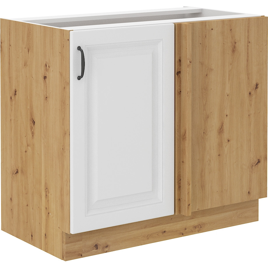 Base corner cabinet STILO ST05 artisan oak / white