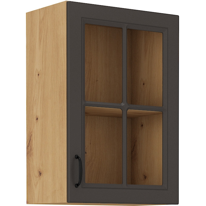 Wall cabinet 40 STILO ST17 artisan oak / graphite
