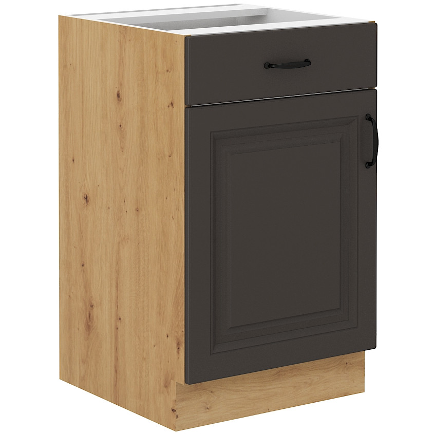 Base Cabinet 50 STILO ST09 artisan oak / graphite