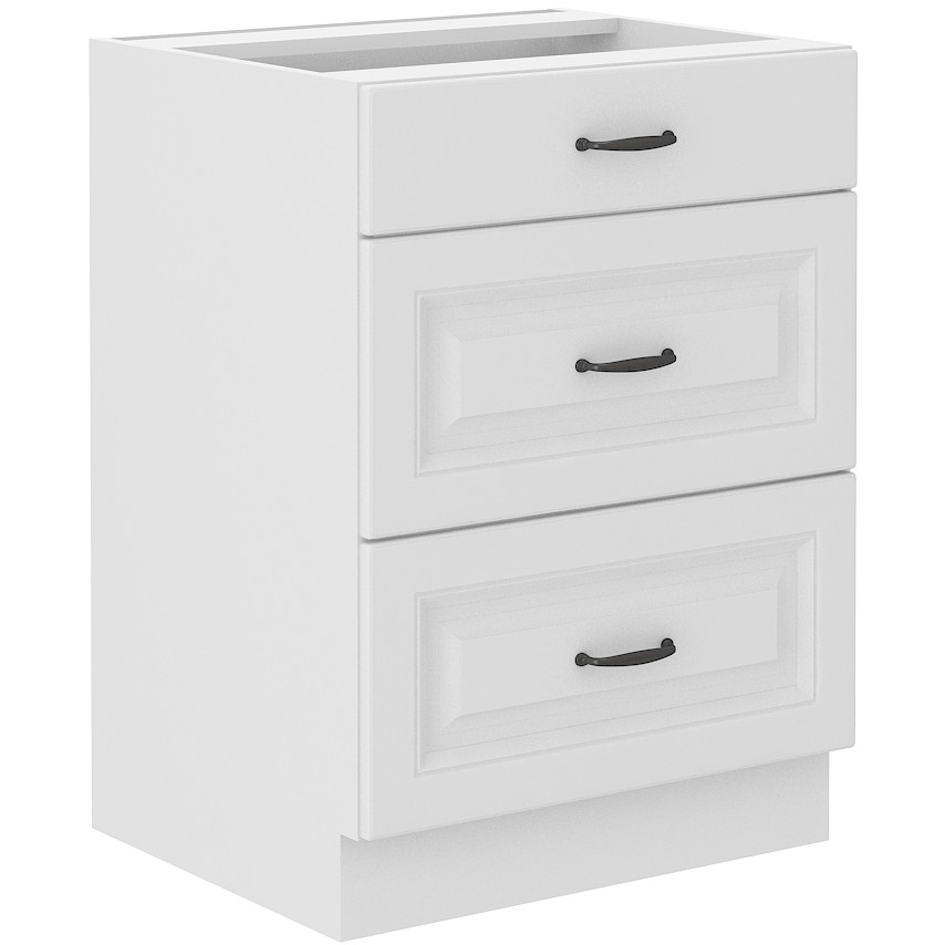 Base Cabinet with drawers 60 STILO ST07 white