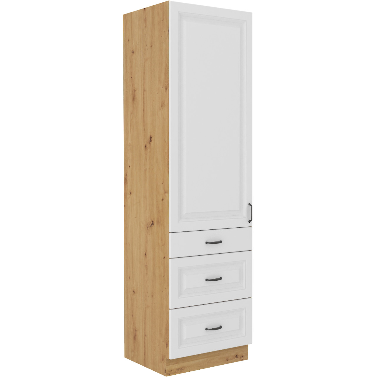 High kitchen cabinet 60 STILO ST31 artisan oak / white