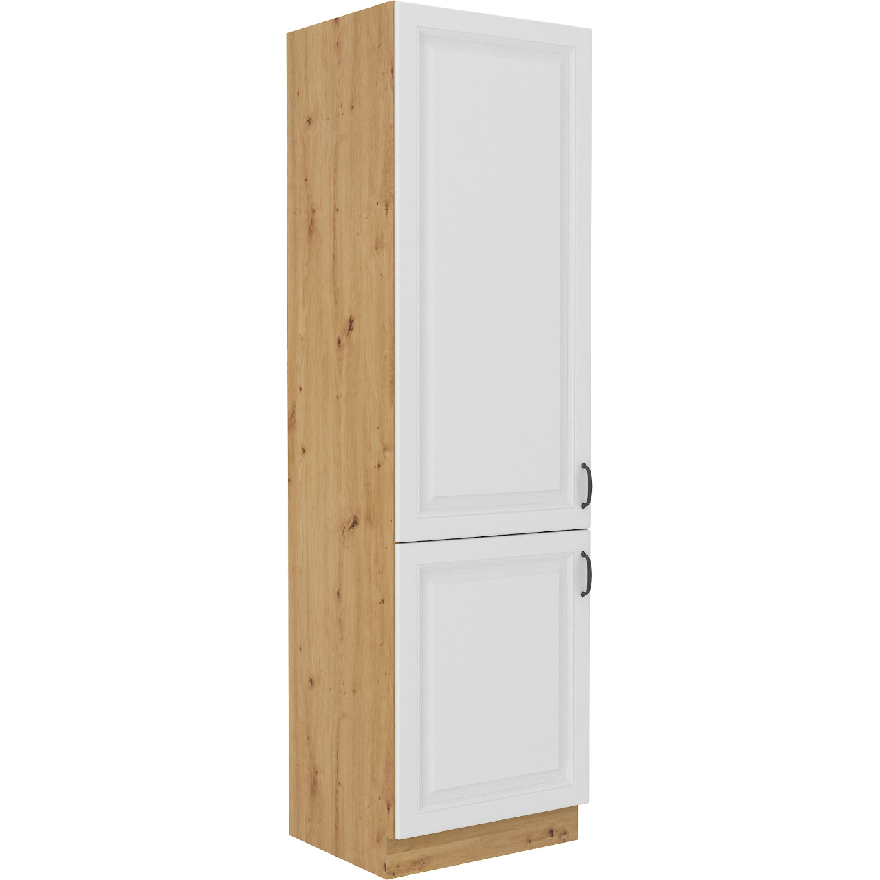 Base Cabinet for built-in fridge 60 STILO ST34 artisan oak / white