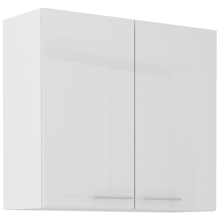 Wall cabinet 80 LARA 14 white gloss