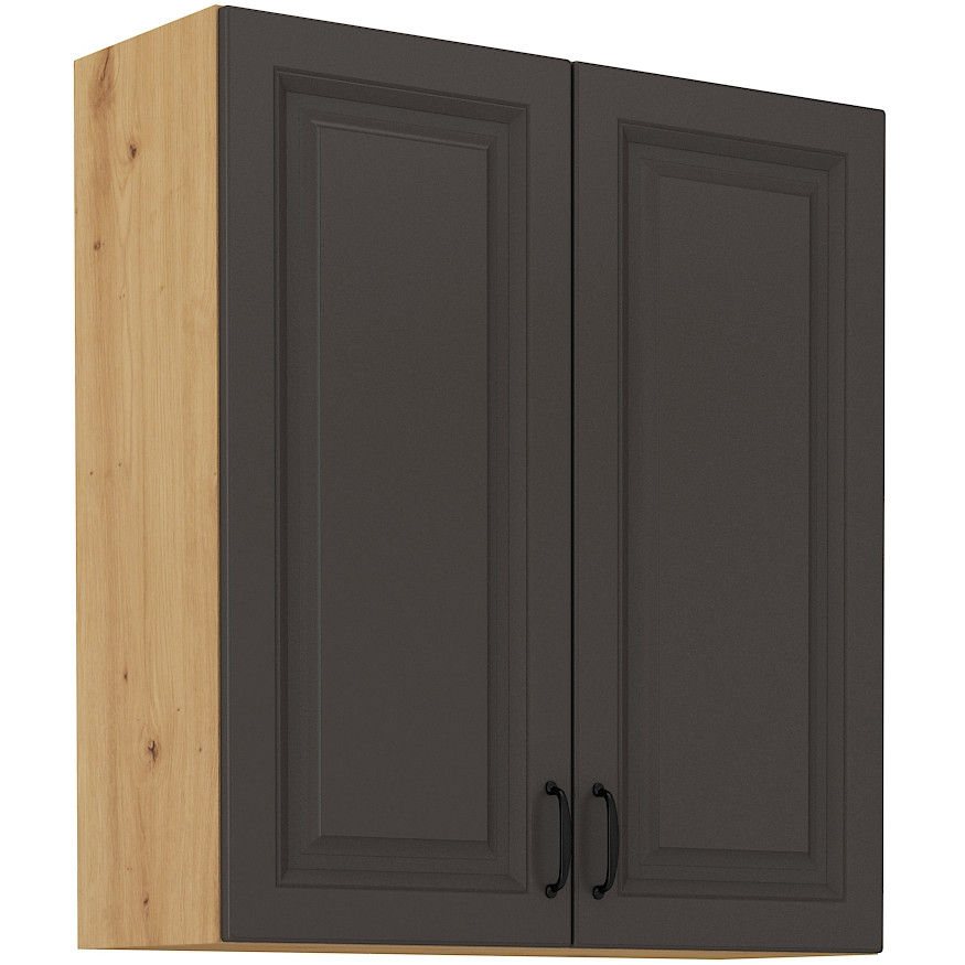 Wall cabinet 80 STILO ST24 artisan oak / graphite