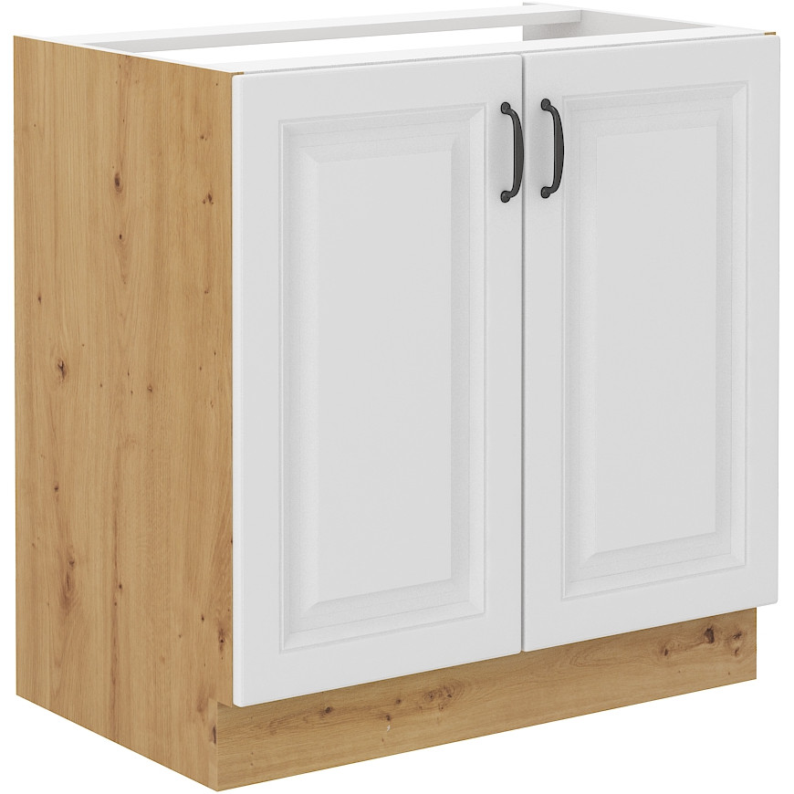 Sink Base Cabinet 80 STILO ST01 artisan oak / white