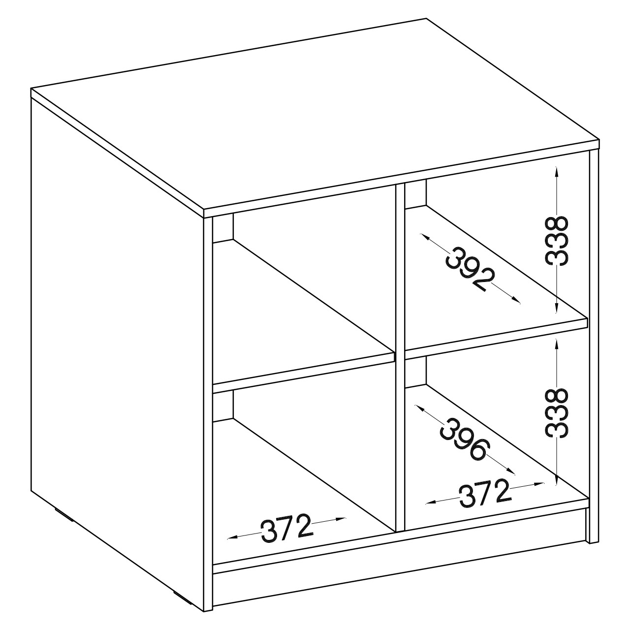 Storage Cabinet MALTA MT02 artisan oak / light grey
