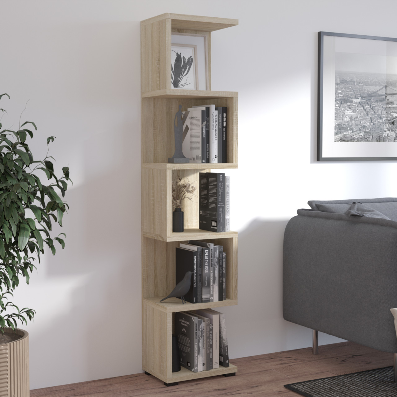 Bookcase ROME 01 sonoma oak
