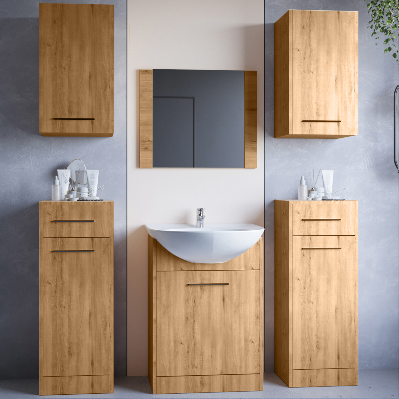 Bathroom Furniture NICO MAX artisan oak